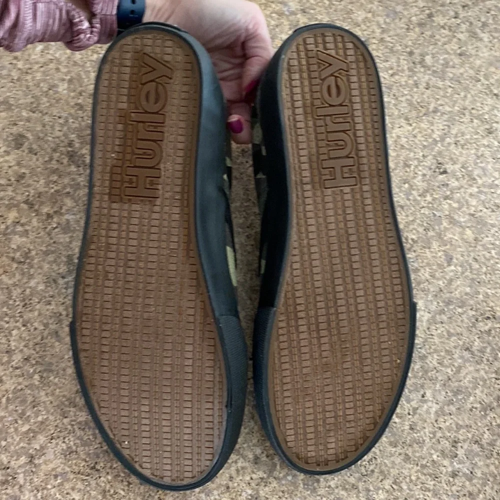NWT Hurley Kayo Slip on Sneaker Shoe Camo and Black 10.5 M - Picture 8 of 14